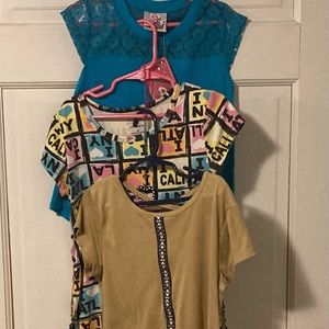 Girl bundle of (3) tops